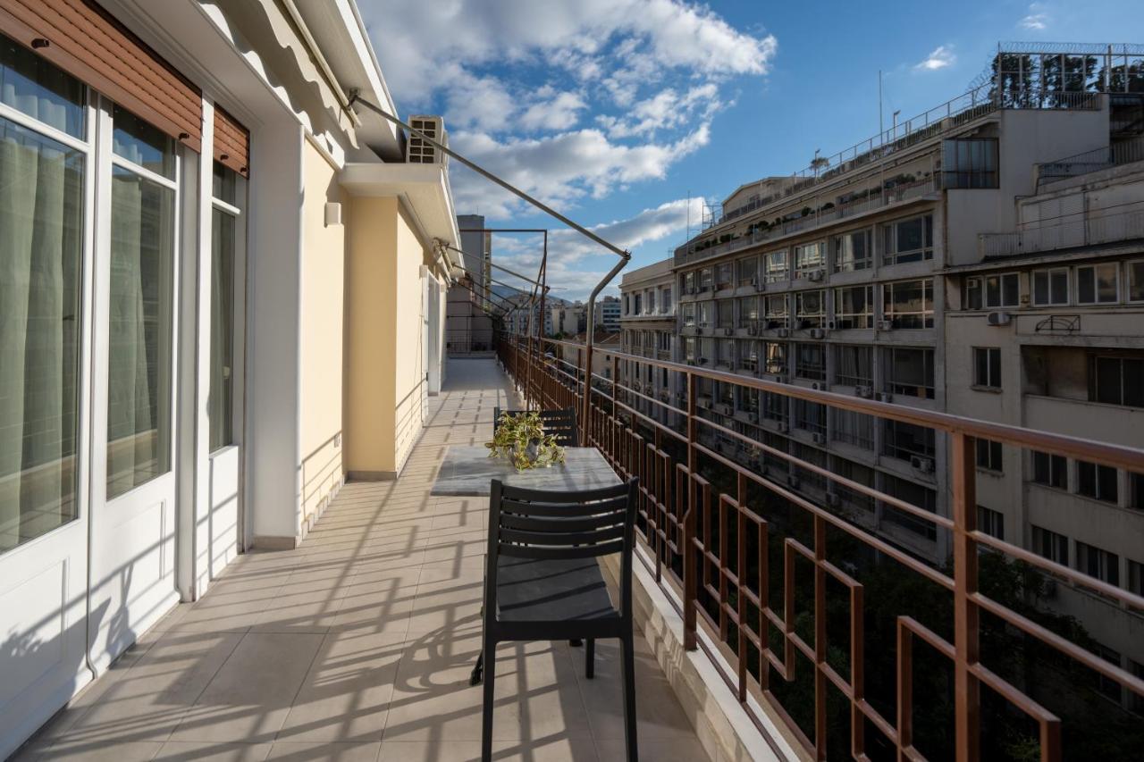 Appartamento Upscale Athens Luxury Penthouse Esterno foto